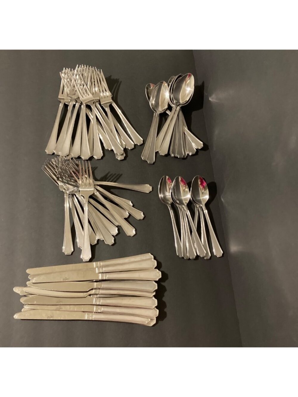 Towle Harper Frost Stainless Steel Flatware 60 Plus Pieces Knives Forks Spoons